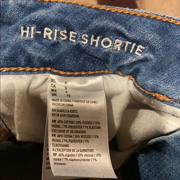 American eagle high rise shorties - Picture 2 of 3